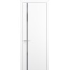 Межкомнатная дверь Квалитет К1 цвет Белый матовый кромка ABS стекло Matelac Silver Grey