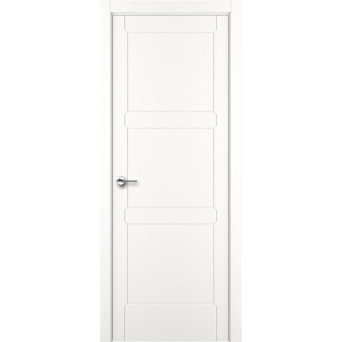 Межкомнатная дверь ART Lite Eleganza ДГ цвет Белая эмаль кромка нет 