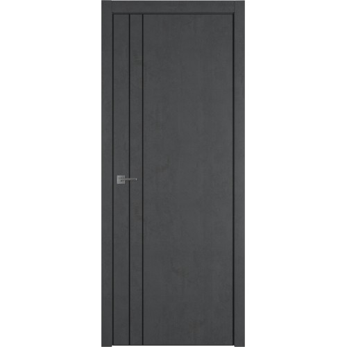 Межкомнатная дверь Urban 2 V цвет Jet loft кромка Black Edge 