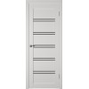 Межкомнатная дверь Atum Pro Х28 Black Gloss цвет Milky White стекло black gloss