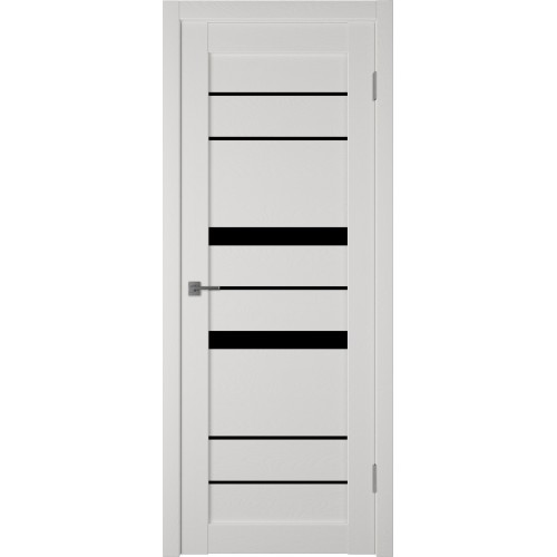 Межкомнатная дверь Atum Pro Х30 Black Gloss цвет Milky White стекло black gloss