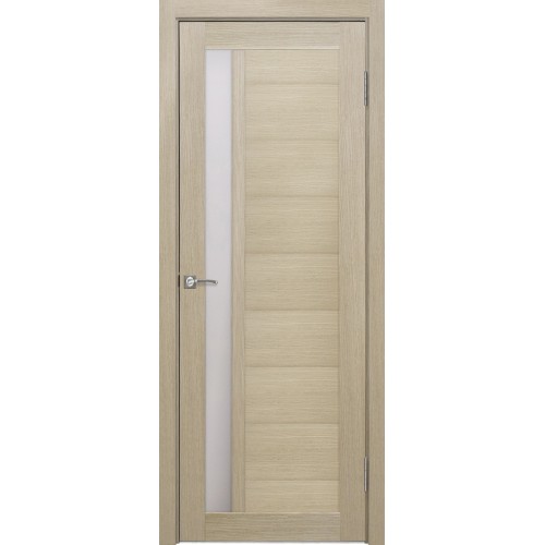 Межкомнатная дверь Portas 28S(р) цвет Лиственница крем стекло мателюкс матовое
