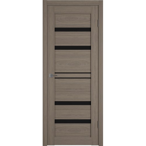 Межкомнатная дверь Atum Pro Х26 Black Gloss цвет Brun oak стекло black gloss