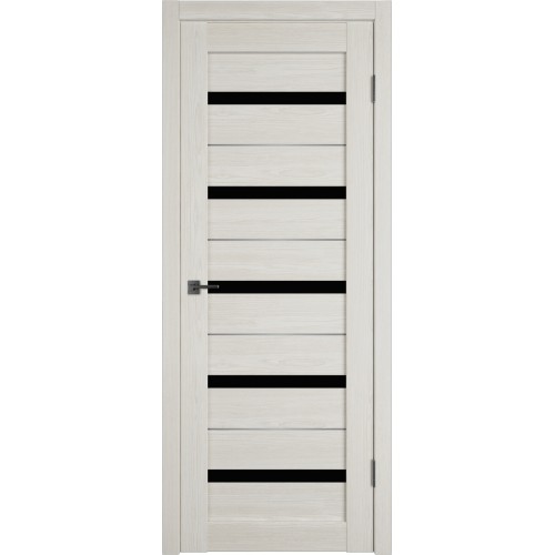 Межкомнатная дверь Atum Pro AL7 Black Gloss цвет Artic Oak стекло black gloss