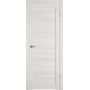 Межкомнатная дверь Atum Pro Х28 White Cloud цвет Bianco Р стекло white cloud