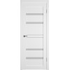 Межкомнатная дверь Emalex E26 ДО цвет Ice стекло white cloud