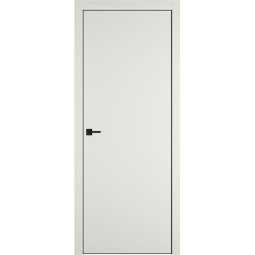 Межкомнатная дверь Urban Z цвет MidWhite кромка Black Edge 