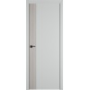 Межкомнатная дверь Urban V цвет Steel кромка Black Edge вставка Stone Oak