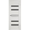 Межкомнатная дверь Atum Pro Х26 Black Gloss цвет Bianco Р стекло black gloss