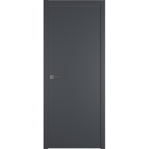 Межкомнатная дверь Urban Z цвет Onyx кромка Silver Edge 