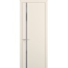 Межкомнатная дверь Квалитет К1 цвет Матовый крем кромка ABS стекло Matelac Silver Grey