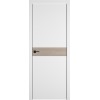 Межкомнатная дверь Urban H цвет Ice кромка Black Edge вставка Red Oak