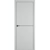 Межкомнатная дверь Urban 1 цвет Steel кромка Black Edge 