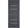Межкомнатная дверь Emalex E26 ДО цвет Onyx стекло Dark cloud