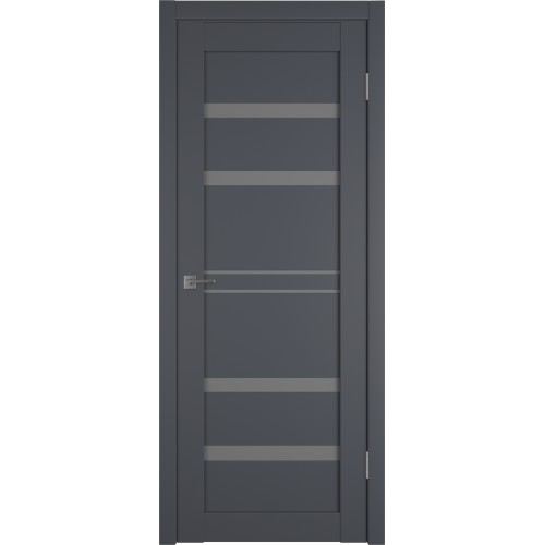 Межкомнатная дверь Emalex E26 ДО цвет Onyx стекло Dark cloud