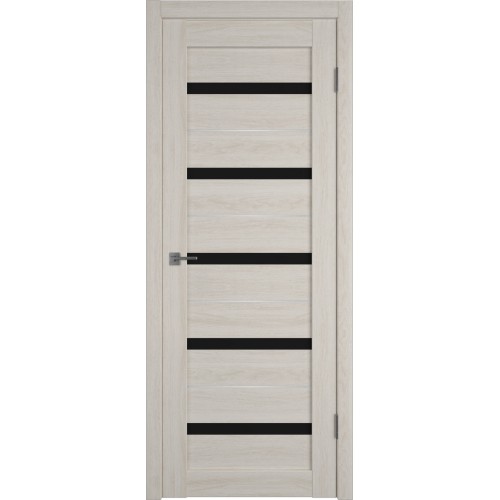 Межкомнатная дверь Atum Pro AL7 Black Gloss цвет Scansom Oak стекло black gloss