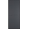Межкомнатная дверь Urban 1 цвет Onyx кромка Silver Edge 