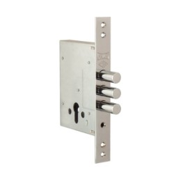 Корпус замка врезного цилиндрового 257 w/b (никель) ТЕХ. КОМПЛЕКТАЦИЯ