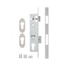 Корпус замка врезного цилиндрового узкопроф.153/P (25 mm) w/b (никель)
