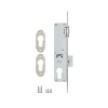 Корпус узкопрофильного замка с роликовой защёлкой 155/P (25 mm) w/b (хром) (без отв. планки)