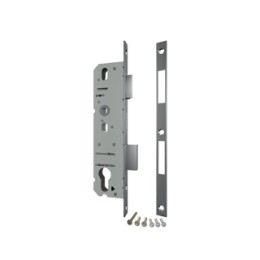 Корпус узкопрофильного замка с защелкой 4916-25/92 CP (хром) межосев. расст. 92 мм