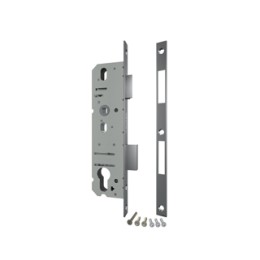 Корпус узкопрофильного замка с защелкой 4916-35/92 CP (хром) межосев. расст. 92 мм