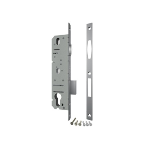 Корпус узкопрофильного замка с роликом 5116-40 CP (хром)