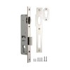 Корпус узкопрофильного замка с роликом 155-25 CP (хром)
