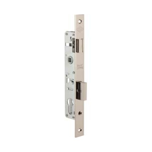 Корпус замка врезного цилиндрового узкопроф.153 (20 mm) w/b (никель)