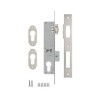 Корпус замка врезного цилиндрового узкопроф.155 (20 mm) w/b (никель)