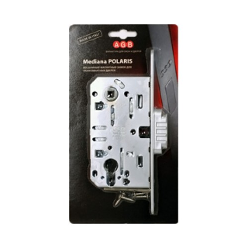 Корпус замка магнит. под цил. MEDIANA POLARIS B06103.50.34.567 с отв. планк B02402.05 (мат хр)