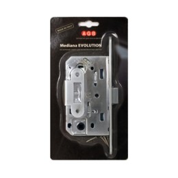 B01102.50.34.567 Защелка врезная WC (матовый хром) MEDIANA EV. (инд.упак+B01000.13)