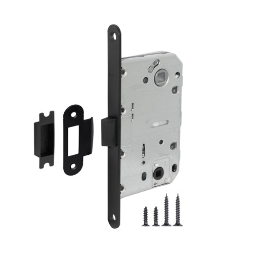 Защелка врезная PLASTIC P96WC-50 BL-24 черный
